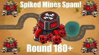 How good is Spiked Mines spam?!  - BTD6