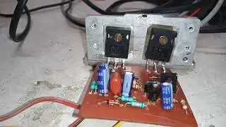 Simple audio amplifier using | TIP142 TIP147 | class AB | vivekpdm