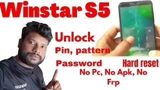 winstar mobile phone hard reset and pattern and password unlock!#winstar s 5 hard reset!#