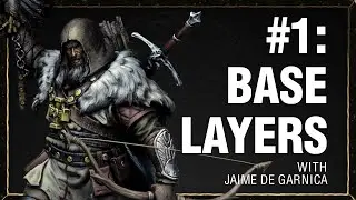 Painting base layers [Sir Lancelot Du Lac Tutorial #1] with Jaime de Garnica