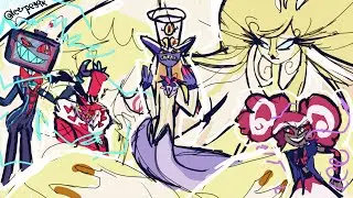HAZBIN HOTEL SEASON 2 REACTS TO THE FUTURE | FIRST PART | HAZBIN HOTEL SEASON 2 EPISODE 1-2