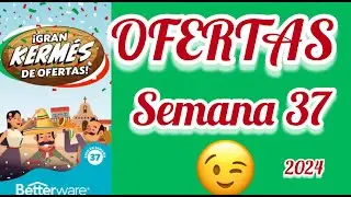 OFERTAS, PROMOCIONES SEMANA 37 2024 Betterware 🩵