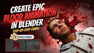 How To Make Blood Animation In Blender 3.2 | Blender Tutorial For Beginners