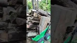 Débardage de bois de chauffage en 1 m zipper brouette 