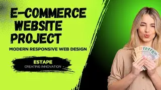 E-commerce Website Project | Modern Responsive Web Design with HTML, CSS & JavaScript