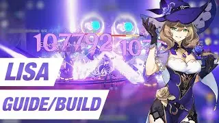 So STARK ist LISA wirklich! 🔮 | GUIDE/BUILD (LVL 90) | Genshin Impact