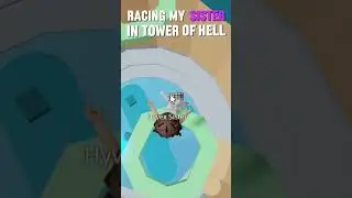 I raced MY SISTER in Tower of Hell! 🤩