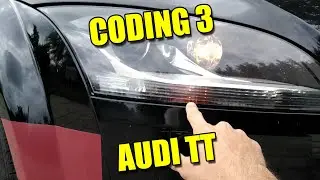 Synced Mirrors, DRL in Menu, Blinkers as DRL on Audi TT Mk2 (needle sweep, lap timer, shift light)