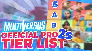 Official 2V2  Pro Multiversus Tier List 2022 | based on Pro Players