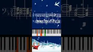 We Wish You A Merry Christmas and a Happy New Year || Piano Tutorial (music score)