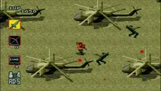 RAMBO III : SEGA GENESIS Mega Drive - Gameplay Stage 1 - Stage 5