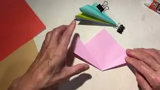 Origami modular flower tutorial