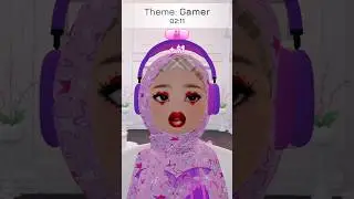 Pink Gamer Girl 🤩 #roblox #dresstoimpress #dti #dtistars  #shorts