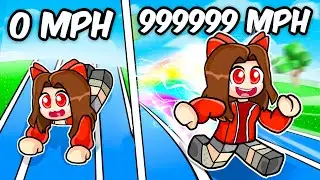 Running At SPEED OF 934,858,354 in Roblox Race Simulator!