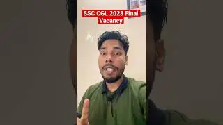 Final Vacancy CGL 2023 🔥 