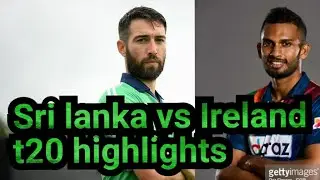 Sri lanka vs Ireland  t20 highlights/t20 world cup