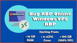Buy RDP Online Windows VPS RDP