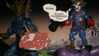 Custom Marvel Universe Groot & Marvel Legends Rocket Raccoon - Guardians of the Galaxy