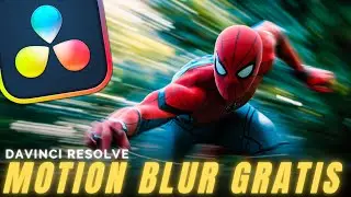 Cómo añadir Motion Blur GRATIS en Davinci Resolve 19 | Tutorial