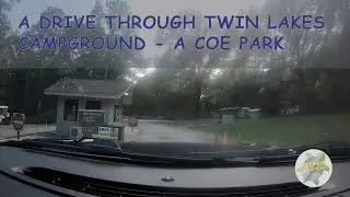 Driving through Twin Lakes Campground - an Army Corps of Engineers Park on Lake Hartwell