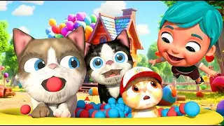 Three Little Kittens l Pet Care Song l Super Luca School Theater Nursery Rhymes & Kids Songs