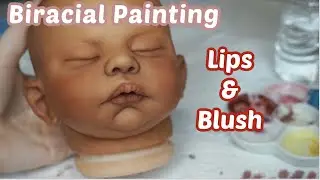 Biracial Reborn Painting | LIPS & BLUSHING | Melissa Ferrante