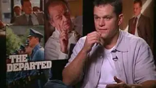 The Departed: Interview - Matt Damon