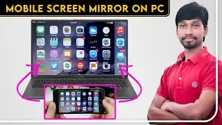 How To Mirror Mobile Screen on Computer,Laptop | How to connect mobile screen to computer