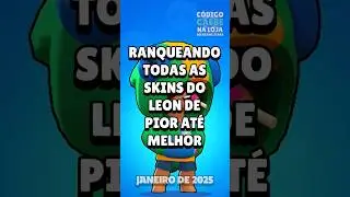 TIER LIST de SKINS do LEON! SKINS do LEON de PIOR Á MELHOR!  