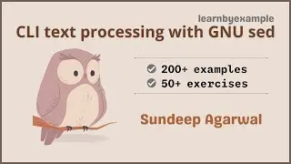 Ebook Promo: CLI text processing with GNU sed