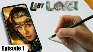 how to draw lady loki sylvie | lady loki drawing