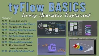 18 -  tyFlow Basics - Group Operator Explained