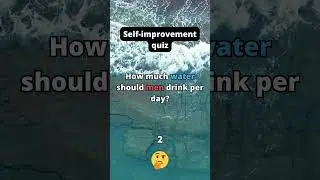 How much water should men drink per day? #shorts