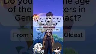 WHY CHARACTERS IN GENSHIN IMPACT HAVE A LONG LIFETIME【GENSHIN IMPACT】 