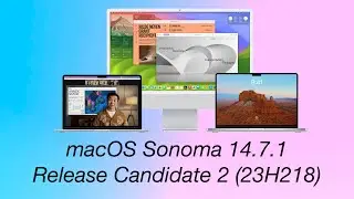 macOS Sonoma 14.7.1 Release Candidate 2: Recommended Security Update