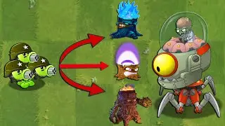 100% Random Team Plants LEVEL 1000 vs All Final Boss - Plants vs Zombies 2 Mod