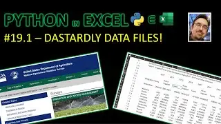 Dastardly Data Files! 🐍🦹 Python in Excel 19.1! ‍