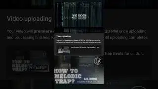 How To Make FIRE Melodic Trap Beats! Our next video w/ Zay Kross drops at 8:30pm!