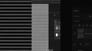 Halftone text effect made in Photoshop