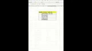 Excel tips & tricks #111|Excel MAGIC TRICK for Adding +91 before your mobile number | MUST WATCH