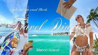 Florida Keys Travel Vlog | Key West, Marco Island | beach days, boating, sunsets, girls road trip