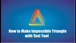 How to Create 3D Impossible -Pen-rose Triangle with New and Easy Method in Corel Draw x7 UG