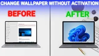 change wallpaper without activation | how to change wallpaper without activation