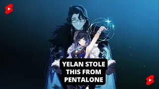 Yelan stole Pantalone's gift for Tsarista and wears it!