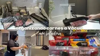 ORGANIZANDO CARNES | COMPREI UMA SELADORA A VÁCUO