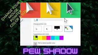 How to change mouse pointer color & size in Windows10- 2020