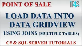 Point of Sale with C# and SQL Tutorial - Load data into datagridview using join(multiple tables)