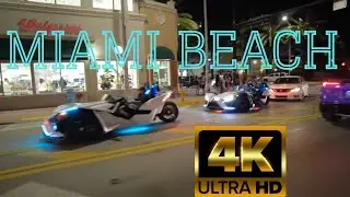 MIAMI BEACH Saturday Night  LIFE - [4K]