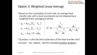 Maximum Likelihood Error Correction for Heat Exchanger Data