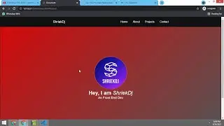 Personal Website Development 10X (Ten Times) Timelapse - Portfolio Website #1 | Code With Shriek Dj